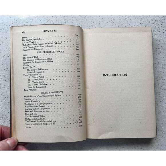 Poems Of William Blake Edited By William Butler Yeats Hardcover 1927 The Modern - Picture 6 of 12